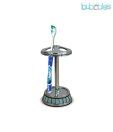 Plumeria Marble Toothbrush Holder