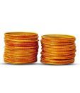 Aadya Pretty Set Of Golden Lac Bangles