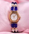 Oleva Blue-White Unison Pearl Watch