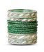 Aadya Set Of Green & Silver Lac Bangles