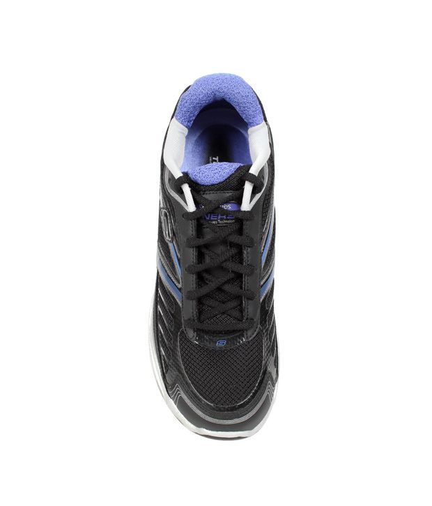 Skechers Black & Purple Shape-Up Shoes