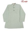 E-rato Green Striped Kurta For Kids