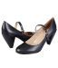 Amore Black Cone Heel Pumps