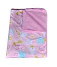 Offspring Printed Baby Blanket-Pink