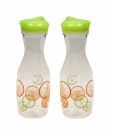 Polo Set of 2 Transparent Lemon Print Bottles-1500 ml each