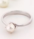Lencia Pristine Pearl Sterling Silver Ring