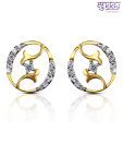 Sukkhi CZ Studded Sleek Earrings
