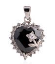 Rudhradhya Ravishing Heart Sterling Silver Pendant