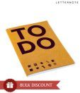 LetterNote To Do -Big Kraft Plain Notebook (Pack of 12 pcs)