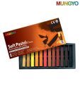 Mungyo Soft Pastel For Artists - 12 Earth Tone Colors (Pack of 2 sets)