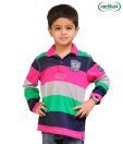 Catmoss Vibrant Striped T-Shirt For Kids