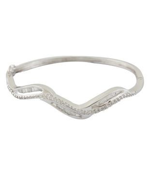 Styleos Light-n-Wavy CZ Bangle