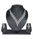 Diovanni Diamond Cut Design CZ Designer Necklace