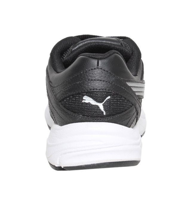 Puma Axis Black & Silver Running Shoes