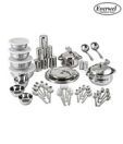 Everwel 72 Pcs Stainless Steel Family Dinner Set