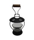 Live n Style Lantern Look Glass T-lite Holder