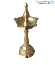 Dekor World Unique Brass Puja Deepak