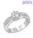 Peora Striking CZ Ring