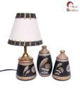 Home Sparkle Table Lamp & Vase Set