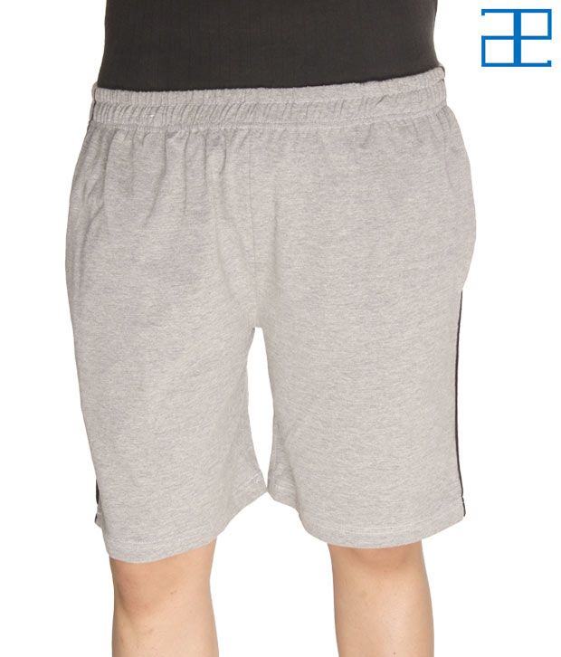 Adam n' eve Men's Grey Shorts