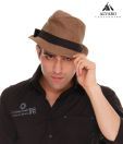 Alvaro Chic Brown Knitted Retro Style Hat