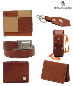 WalletsnBags Rust Six Pcs Gift Set