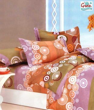 Gran Concentric Circles Multi-Coloured Bedding Set