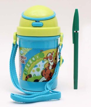 Pooh Blue-Green Classic Sipper Bottle