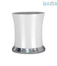 Plumeria  Trendy White Waste Basket