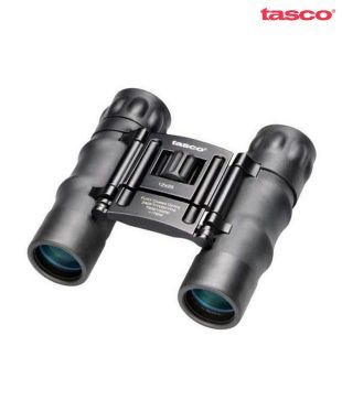 Tasco 12x25 Essentials Binocular (Black, Clamshell Packaging) (178RBD)