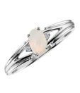 AG Exotic Opal & Diamond Ring