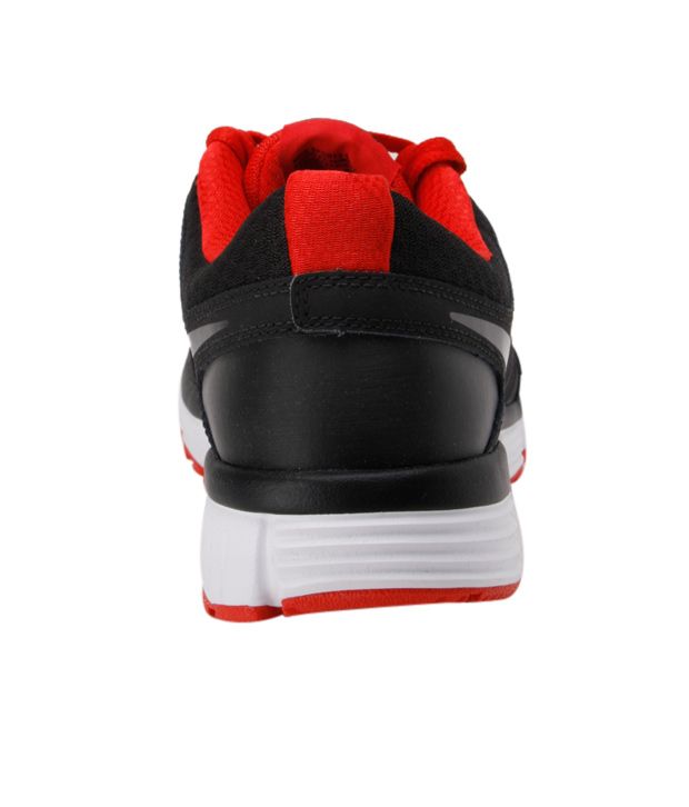 Nike Dual Fusion Black & Red Running Shoes