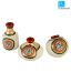 ExclusiveLane Terracotta Miniature Vase Set Of 3 Natural White