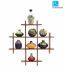 ExclusiveLane Grandeur Frame With 8 Warli Assorted Pots