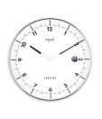 Opal Pristine White Round Wall Clock