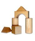 Kinder Creative Wooden Building Blocks - Set Of 60 Pieces