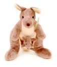 ToyWorld Plush Kangaroo With Baby-35 cm