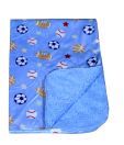 Carter Adorable Printed Baby Blanket - Blue