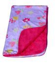 Carter Adorable Printed Baby Blanket - Pink