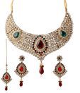 Touchstone Traditional Choker Kundan Necklace Set