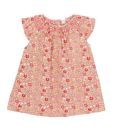 ShopperTree Peach Flower Dress For Kids
