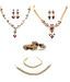 Adhira Ornate Two Necklace Sets, Kadas & Payals Combo