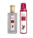 Yardley Women Combo Pack (Red Roses EDT 100ml & Red Roses Deo 150ml)