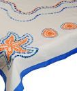 Amaraa Beige Floral Table Cover