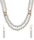 Oleva Two String Lovely Pearl Necklace Set