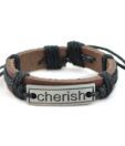 Alpha Man Cherish Every Moment Thread Woven Bracelet