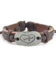 Alpha Man Caveman Rituals Brown Thread Woven Bracelet