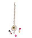 Diva Art Exquisite AD Maang Tika With Interchangeable Stones