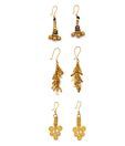 Craft and Culture Gold Plated Earrings Combo