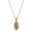 Anaya Fashionable Citrine & Silver Pendant